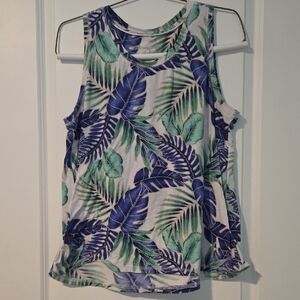 Tommy Bahama Leaf Print Tank Top